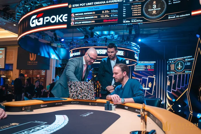 Mike Watson and Matthias Eibinger negotiate a deal