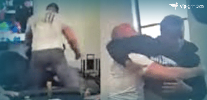 mauricehakwsfight Maurice Hawks in a fight at a Florida private poker game