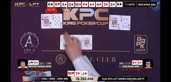 2026 LPT Series High Roller Event winning hand 2026 LPT Series High Roller Event winning hand