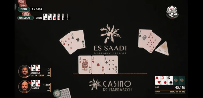 WSOP Marrakech final hand