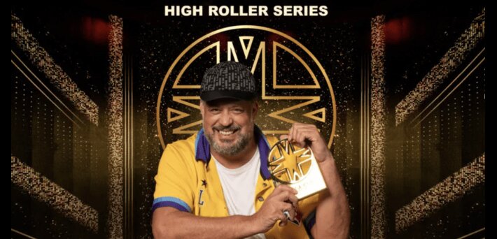 JLB celebrating win at the Onyx High Roller Event 2026 holding up his trophy